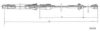 CABOR 10.015 Accelerator Cable